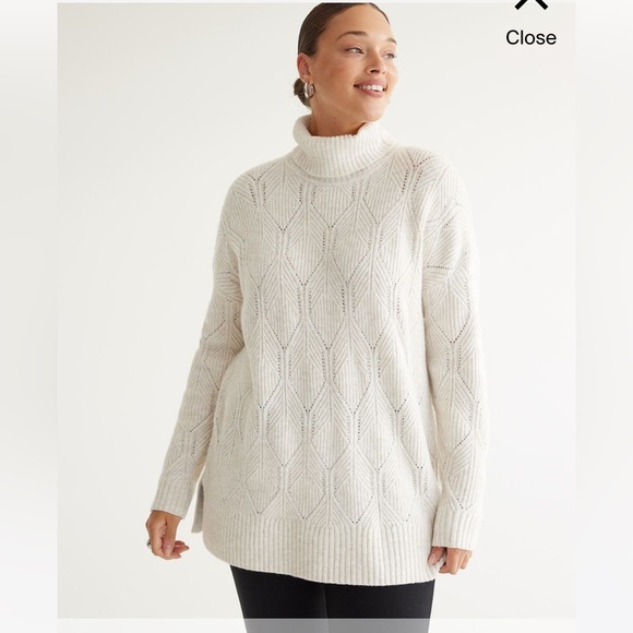 NWOT! Reitmans soft relaxed fit turtleneck sweater - Picture 15 of 16